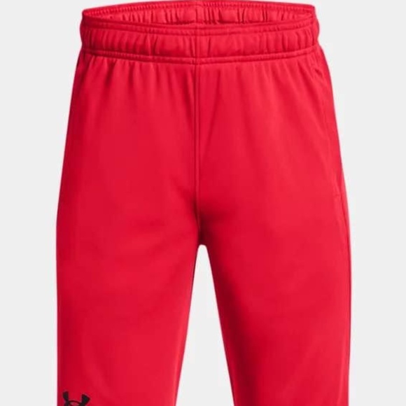 BRAND NEW youth boy under armour velocity red shorts size L (with pockets) - Picture 2 of 7